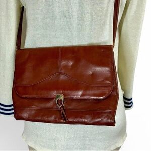 Vintage 70s Brown Leather purse